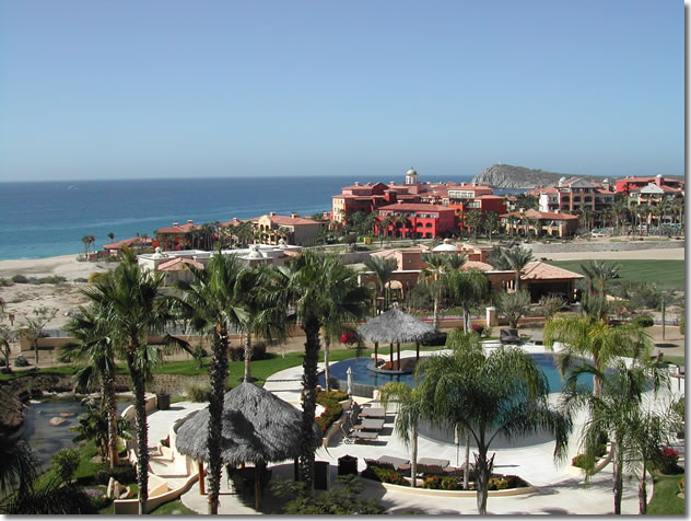 View from Cabo San Lucas beachfront ocean view condo at Puerta del Sol